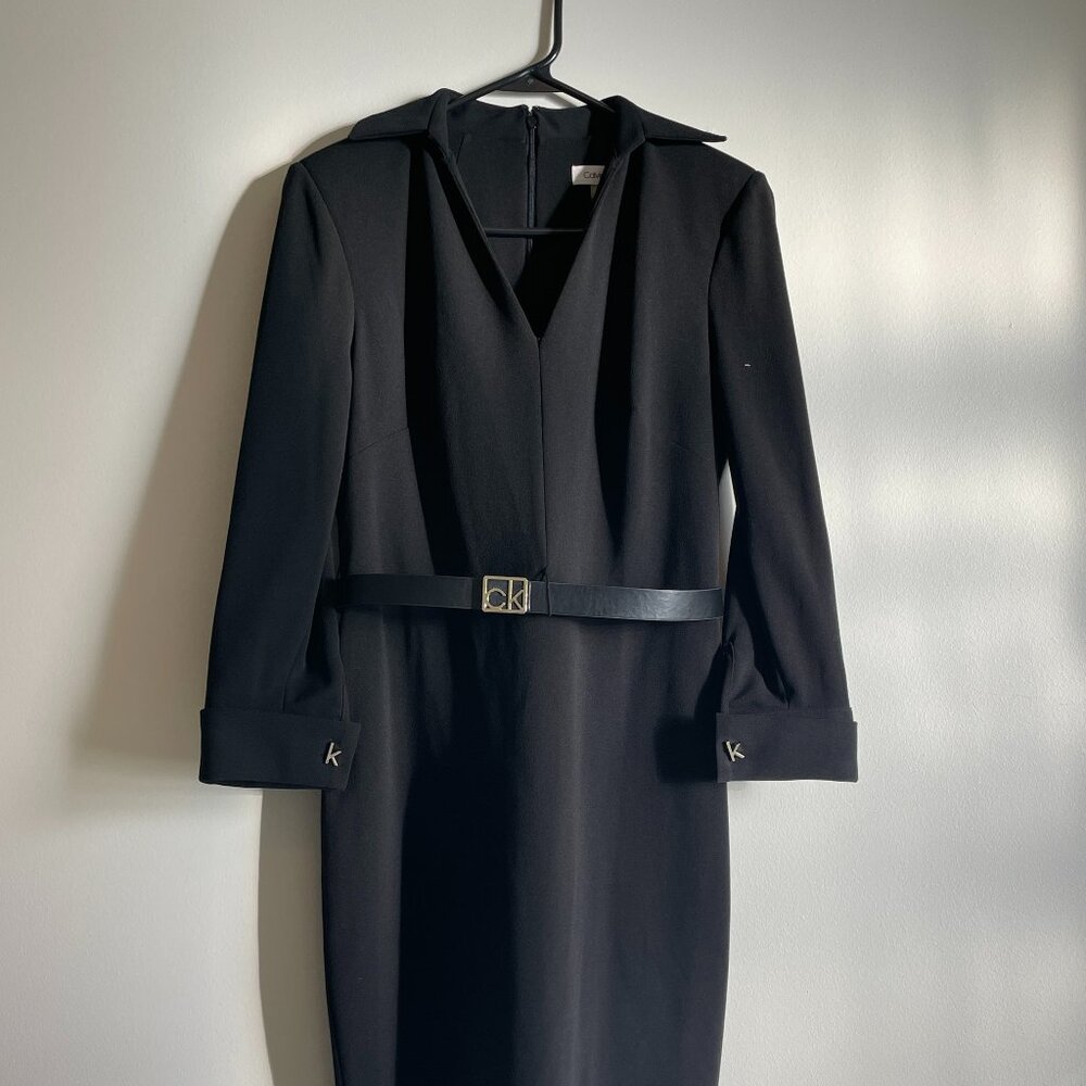 Calvin Klein Elegant  Black Dress